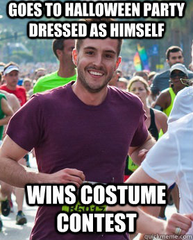 goes to halloween party dressed as himself wins costume cont - Ridiculously photogenic guy