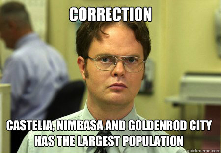 correction castelia nimbasa and goldenrod city has the larg - Dwight