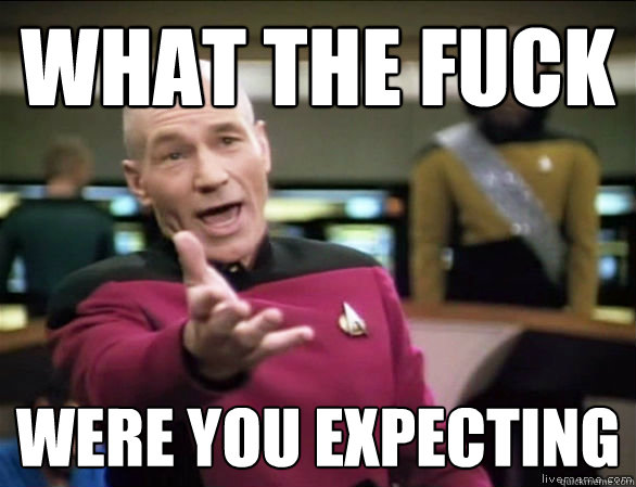 what the fuck were you expecting - Annoyed Picard HD