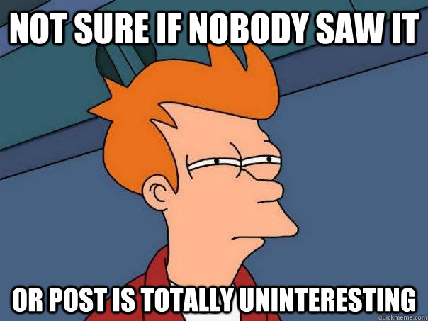 not sure if nobody saw it or post is totally uninteresting - Futurama Fry