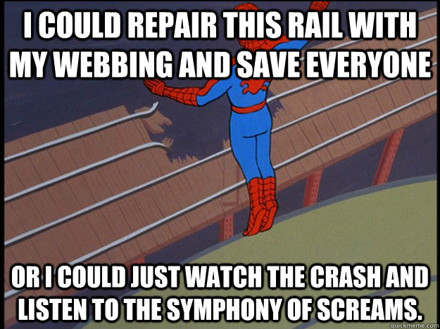 i could repair this rail with my webbing and save everyone o -
