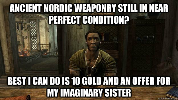 ancient nordic weaponry still in near perfect condition bes -