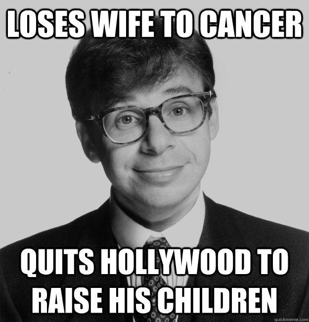 loses wife to cancer quits hollywood to raise his children -