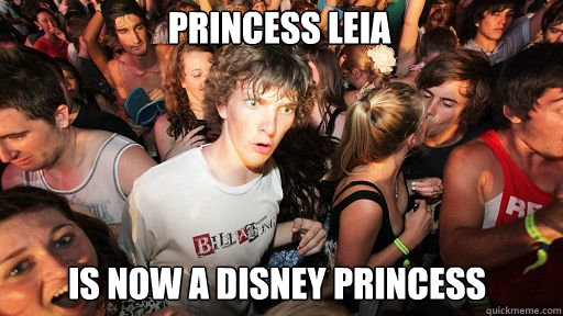princess leia is now a disney princess - Sudden Clarity Clarence