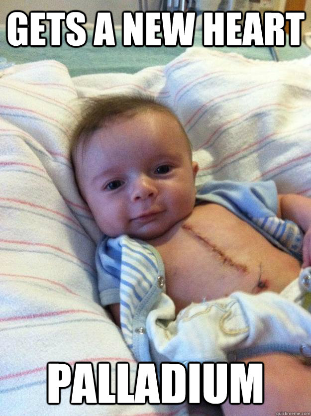 gets a new heart palladium - Ridiculously Goodlooking Surgery Baby