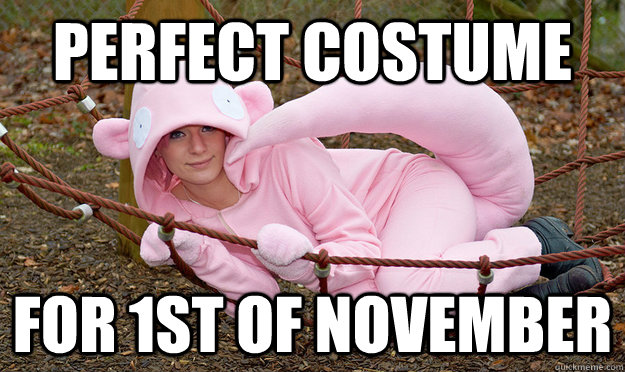 perfect costume for 1st of november -