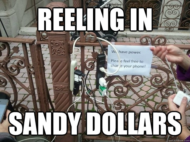 reeling in sandy dollars - Phone Fishing