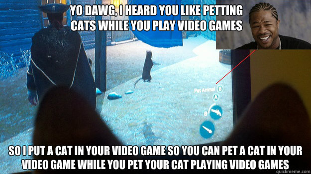 60 - Yo Dawg Assassinss Creed Cat Petting