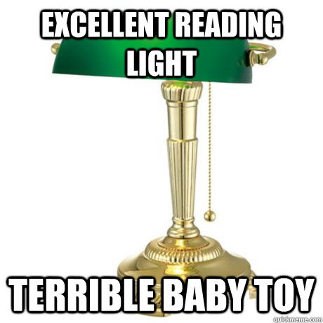 excellent reading light terrible baby toy - Lamp