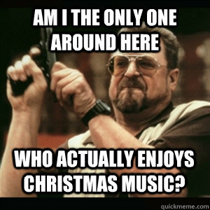 am i the only one around here who actually enjoys christmas - AM I THE ONLY ONE AROUND HERE
