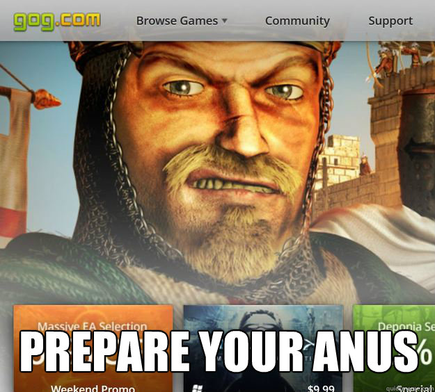 prepare your anus - randy crusader
