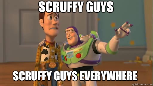 Scruffy guys buzz everywhere memes everywhere - Everywhere