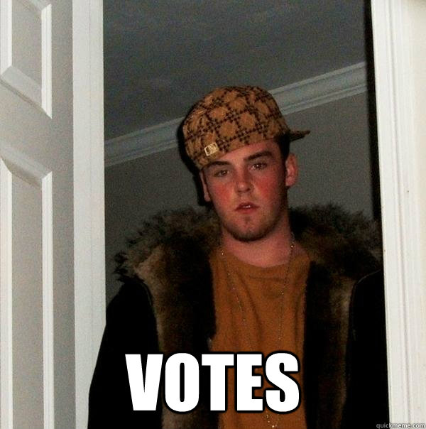votes - Scumbag Steve