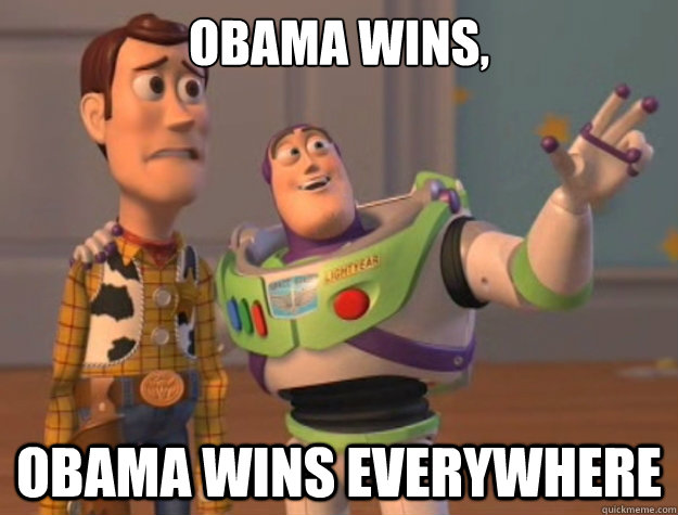 obama wins obama wins everywhere - Buzz Lightyear