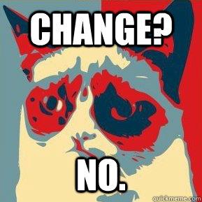 change no -