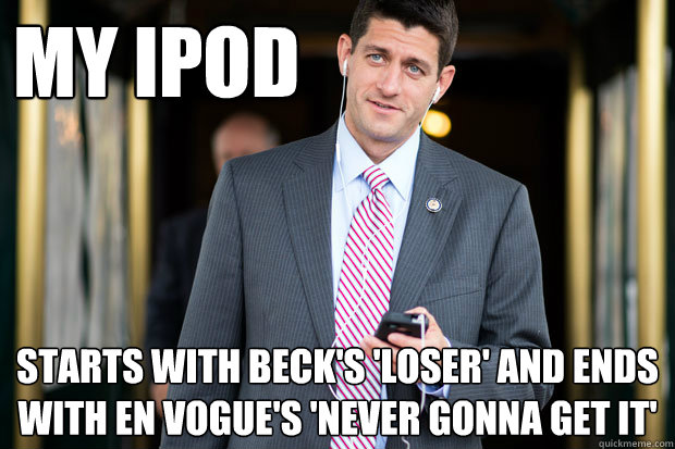 my ipod starts with becks loser and ends with en vogues -