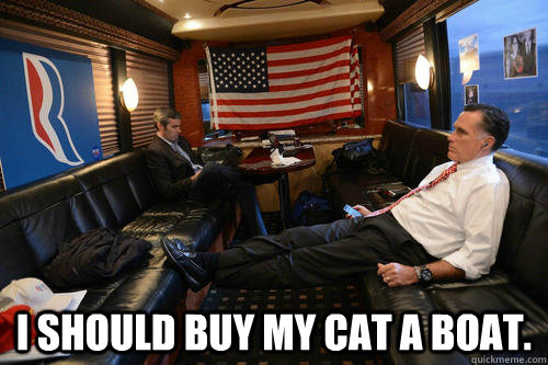 i should buy my cat a boat - Sudden Realization Romney