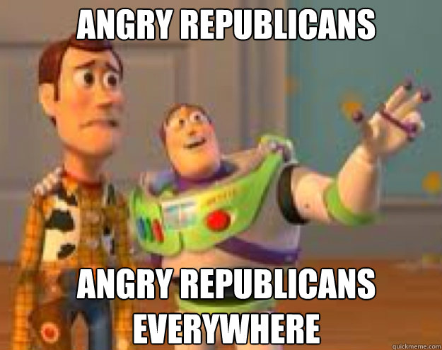 angry republicans angry republicans everywhere - Woody and Buzz everywhere