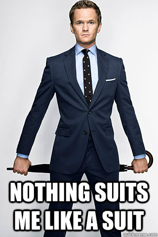 nothing suits me like a suit -