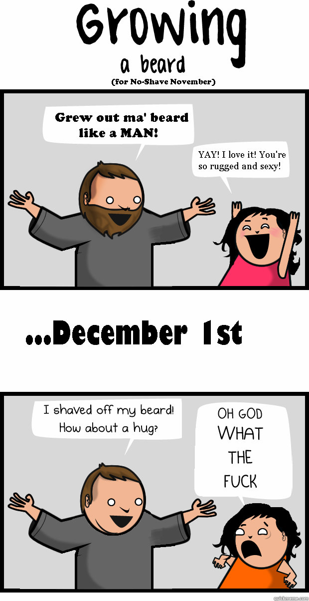 60 - December 1st after No Shave November