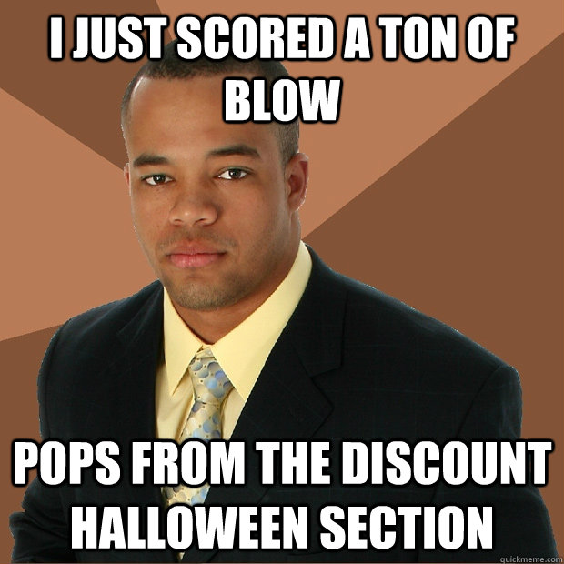 i just scored a ton of blow pops from the discount halloween - Successful Black Man