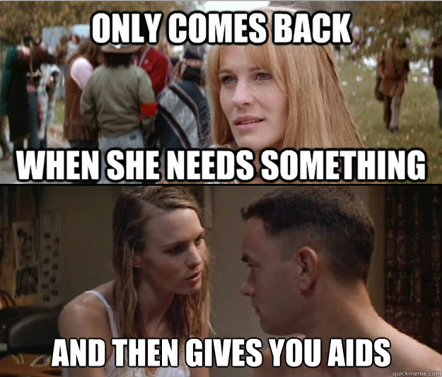 and then gives you aids -