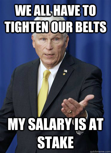 we all have to tighten our belts my salary is at stake - Hitt Man