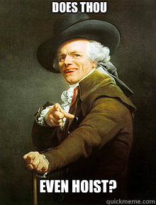 does thou even hoist - Joseph Ducreax