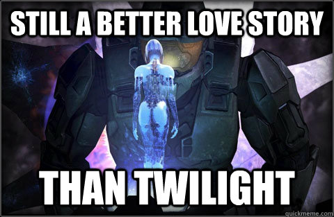 still a better love story than twilight - halo 4 love
