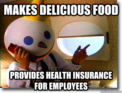 makes delicious food provides health insurance for employees - Good Guy Jack