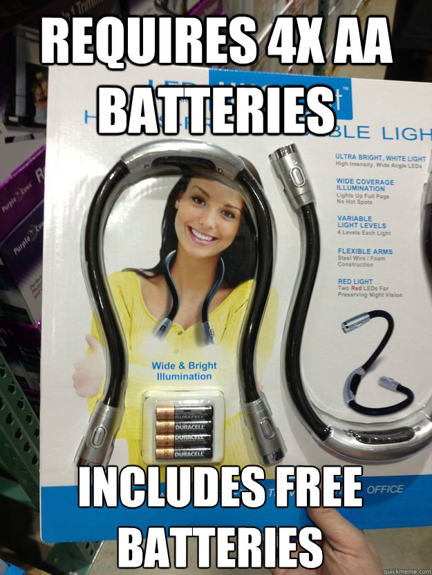 requires 4x aa batteries includes free batteries - Good Girl Gina