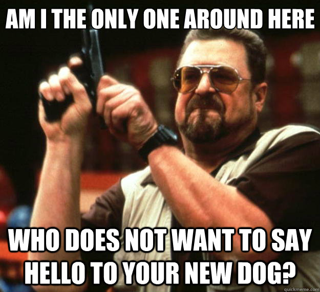 am i the only one around here who does not want to say hello - Big Lebowski