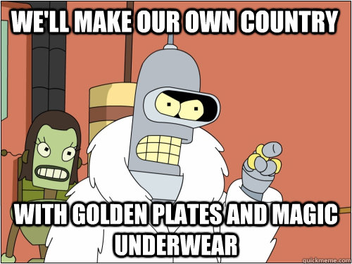 well make our own country with golden plates and magic unde - Blackjack Bender