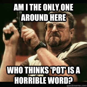 am i the only one around here who thinks pot is a horrible - Am I The Only One Round Here