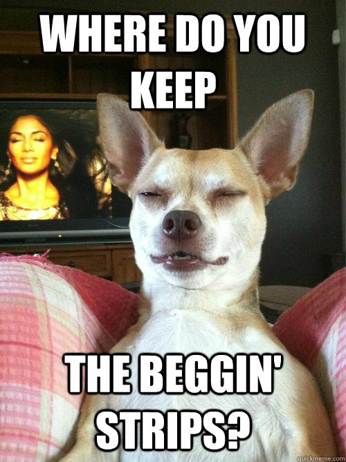 where do you keep the beggin strips -
