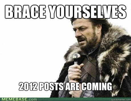 brace yourselves 2012 posts are coming - BRACE YOURSELF