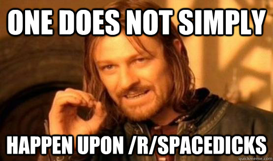 one does not simply happen upon rspacedicks - One Does Not Simply Call You