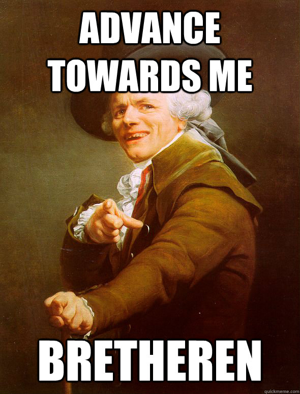 advance towards me bretheren - Joseph Ducreux