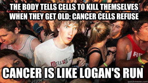the body tells cells to kill themselves when they get old c - Sudden Clarity Clarence