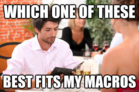 which one of these best fits my macros -