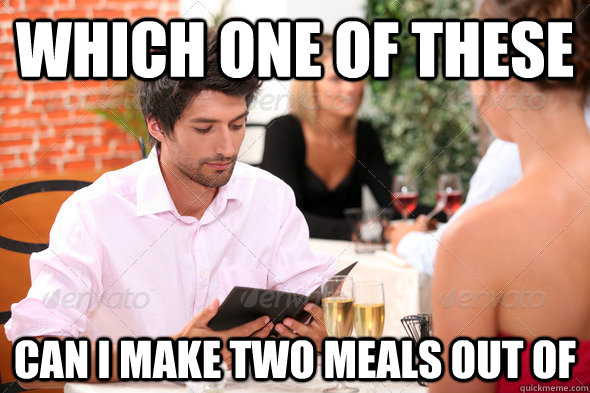 which one of these can i make two meals out of -