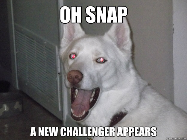 oh snap a new challenger appears -