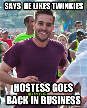 says he likes twinkies hostess goes back in business - Ridiculously photogenic guy