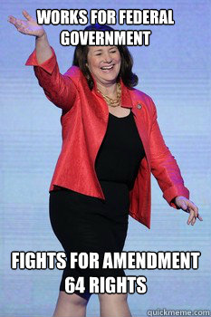 works for federal government fights for amendment 64 rights - Good Guy DeGette