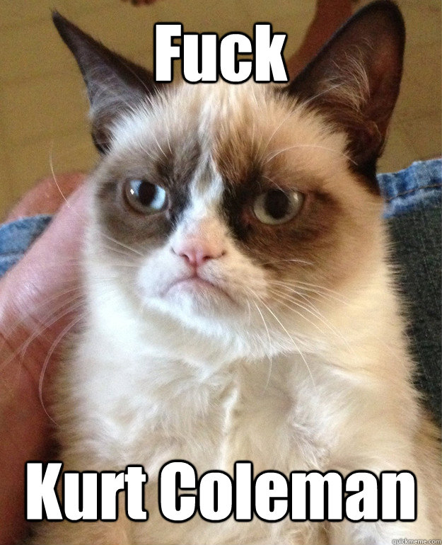fuck kurt coleman - Tard cat shabbos