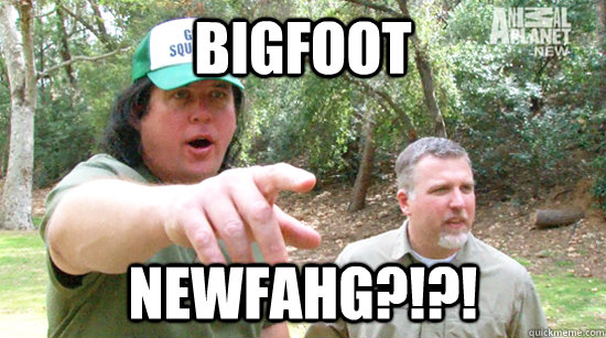 bigfoot newfahg -