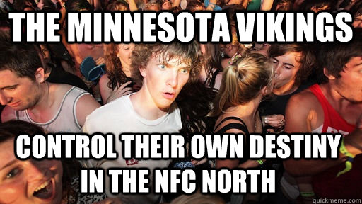 the minnesota vikings control their own destiny in the nfc n - Sudden Clarity Clarence