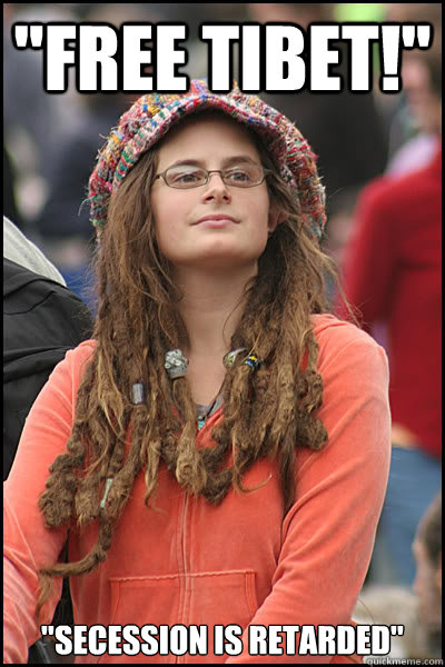 free tibet secession is retarded - College Liberal