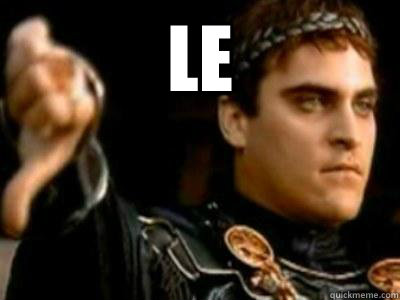 le - Downvoting Roman