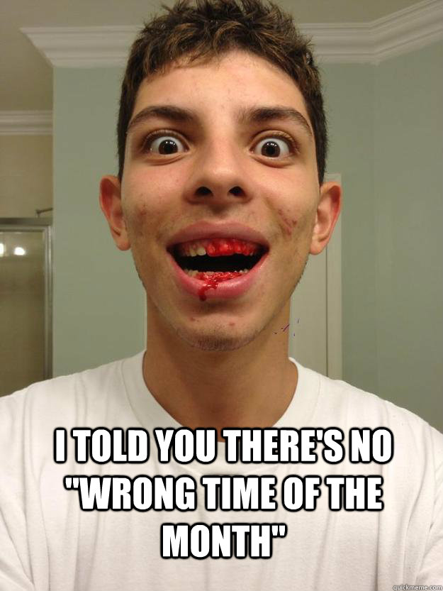 i told you theres no wrong time of the month - ragtime